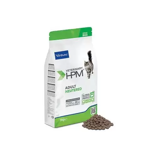 VET HPM Adult Cat Neutered 3kg NEW