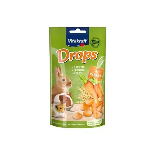 Vitakraft Rodent all poch. Carotties Drops 75g