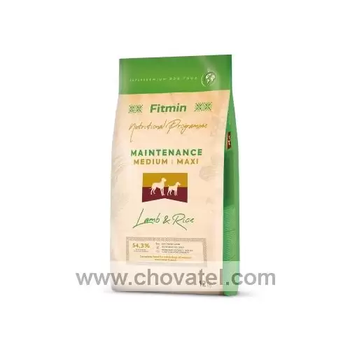 Fitmin dog Medium Maxi Lamb & Rice 3 x 12kg