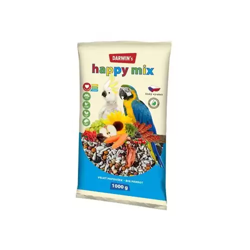 Darwins velký papoušek happy mix 1kg