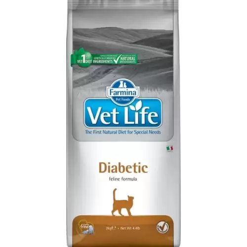  Vet Life Natural Feline Diabetic 2 kg