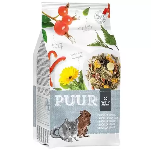  PUUR chinchilla & degu - činčila, osmák 500 g