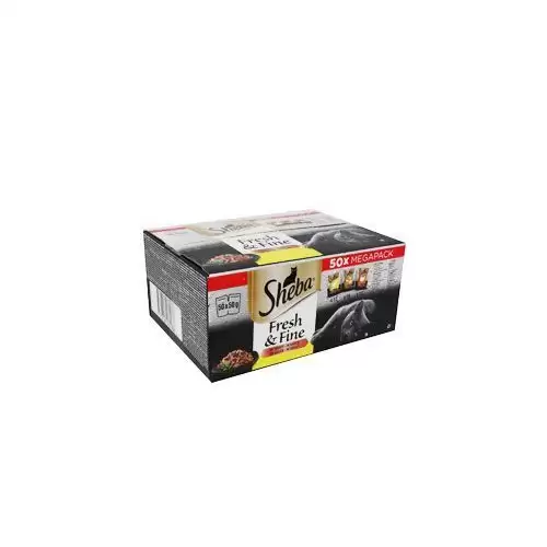 Sheba kapsa Fresh&Fine drůbeží výběr 50x50g