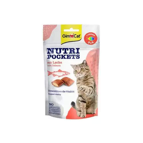 GimCat Nutri Pockets s lososem 60g