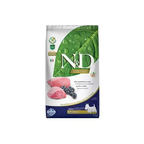 N&D PRIME DOG Adult Mini Lamb & Blueberry 2,5kg