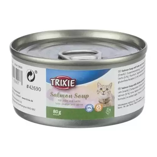 Salmon Soup losos & kuře - tekutý pamlsek pro kočky, 80 g