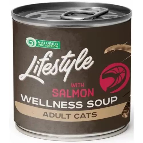  Nature's Protection Cat Soup LifeStyle Sterilised Salmon 140 ml