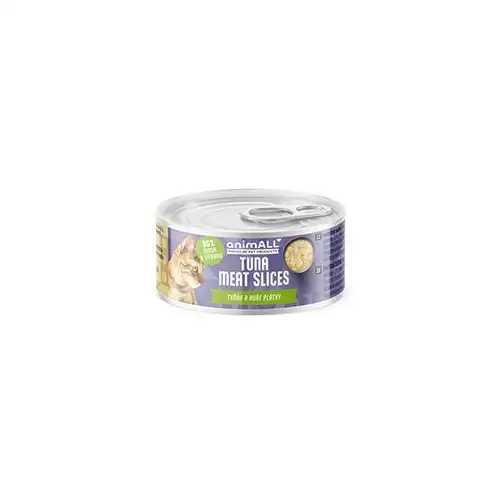 animALL konzerva kočka Tuňák a kuře plátky 80g