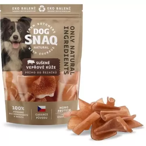  DOG SNAQ - Vepřové kůže sušené 100g