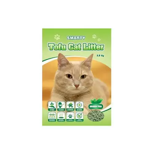 Podestýlka Smarty Tofu Cat Litter-Green Tea 2,8kg/6l