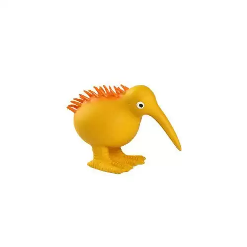 Hračka pes WHISTLE latex,pískací,oranžová 13,5cm Kiwi
