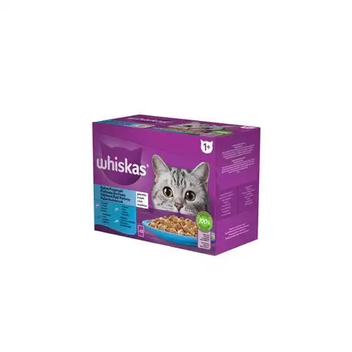 Whiskas kapsa Core rybí výběr v želé 12x85g