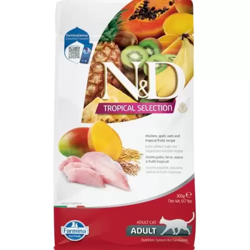  N&D TROPICAL SELECTION Cat LG Chicken Adult 300 g