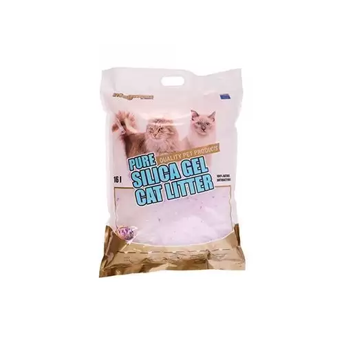 Podestýlka Magnum Silica gel cat litter Lavender 16l