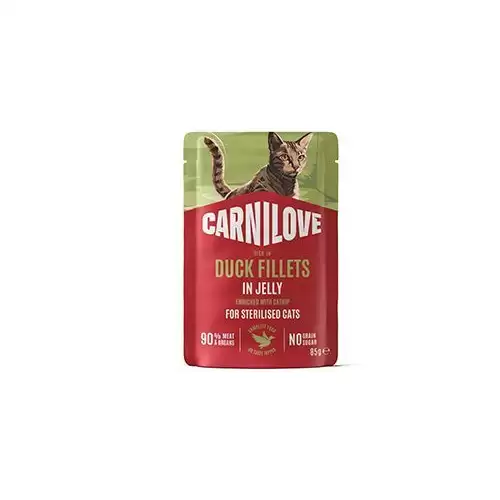 Carnilove Cat Pouch Jelly Pheasan+Raspberry Leaves 85g