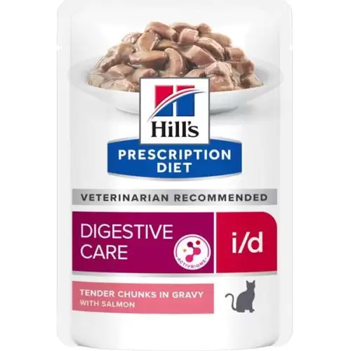  Hill's Prescription Diet Feline i/d s AB+ losos kapsička 12 x 85 g