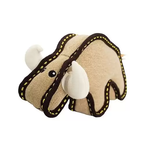 Býk 24 cm, robustní hračka pro psy, tkaná látka, HipHop Dog