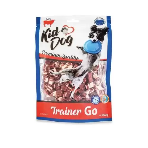 KIDDOG TRAINER GO mini hovězí kostičky 250 g