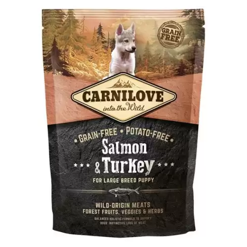  Carnilove Dog Puppy Salm.& Turk. Large Breed GF 1,5 kg