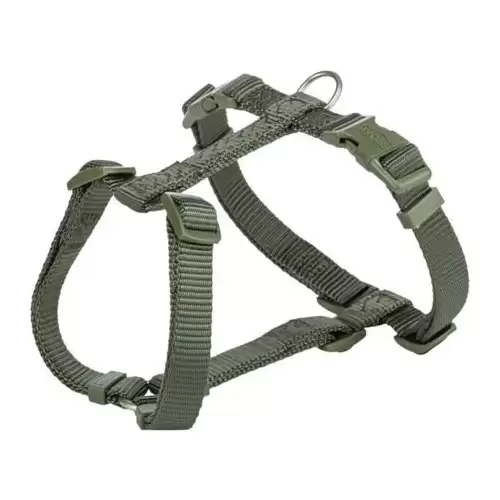 H-postroj PREMIUM, olivově zelená XS-S:hruď:30-44cm/10mm