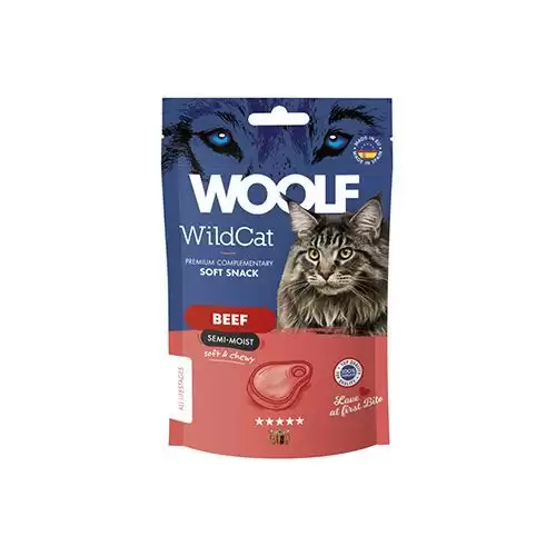 WOOLF WildCat Semi-Moist Snack Beef 50g