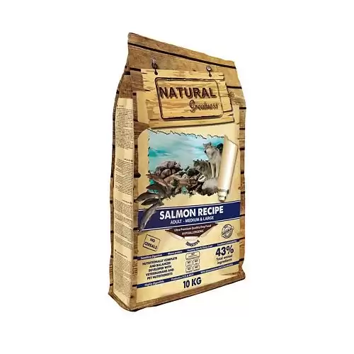Natural Greatness Salmon Recipe Medium,Large /losos 10 kg