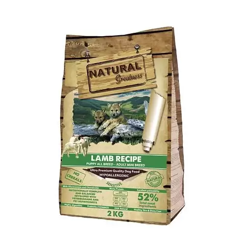 Natural Greatness Lamb Recipe Sensitive Starter Puppy & Adult Mini 2 kg