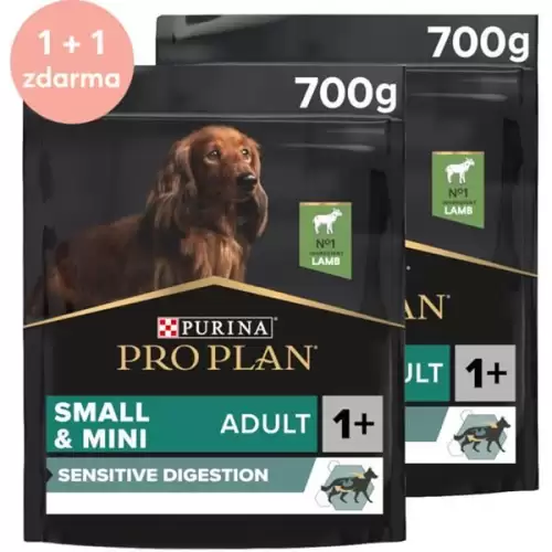  Pro Plan Dog Adult Small&Mini jehně 700 g 1+1 zdarma