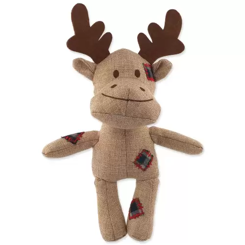 Hračka Dog Fantasy Winter Tale Sob juta pískací 30cm