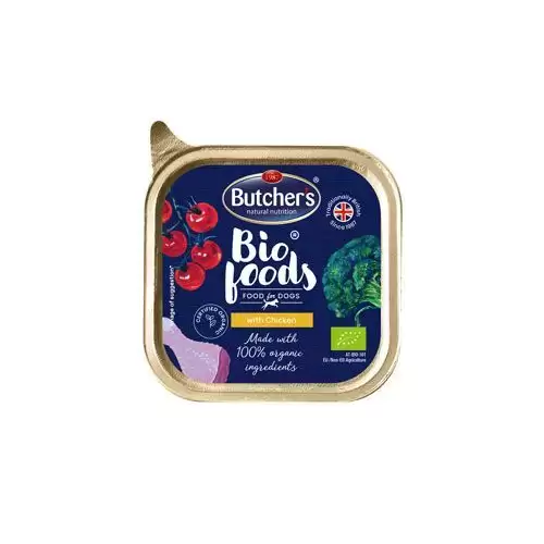 Butcher's Dog Bio Foods s kuřecím vanička 150g