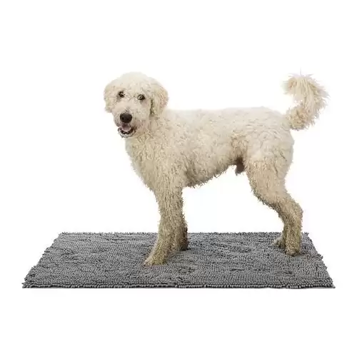 Podložka absorbující nečistoty, voděodolná, šedá 80 x 60cm