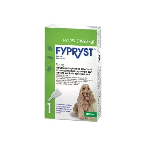 Fypryst Spot-on Dog M 134mg sol 1x1,34ml (10-20kg)