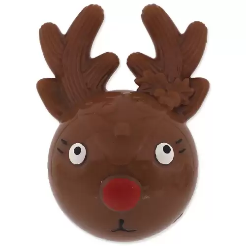 Hračka Dog Fantasy Winter Tale TPR sob 13cm & paroh 18cm