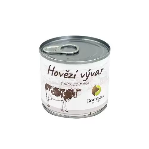 BOHEMIA Vývar Hovězí s kousky masa 140ml