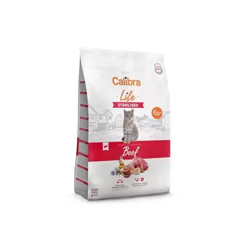 Calibra Cat Life Sterilised Beef 6kg