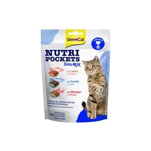 GimCat Nutri Pockets Sea mix 150g