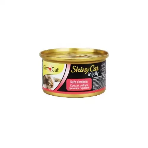 GimCat ShinyCat konz. kuře&krab 70g