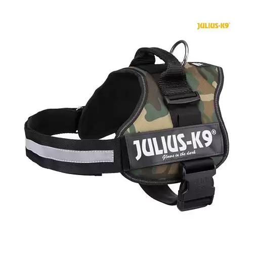 Julius-K9 silový postroj XL/2: 71-96 cm/50 mm - maskáč