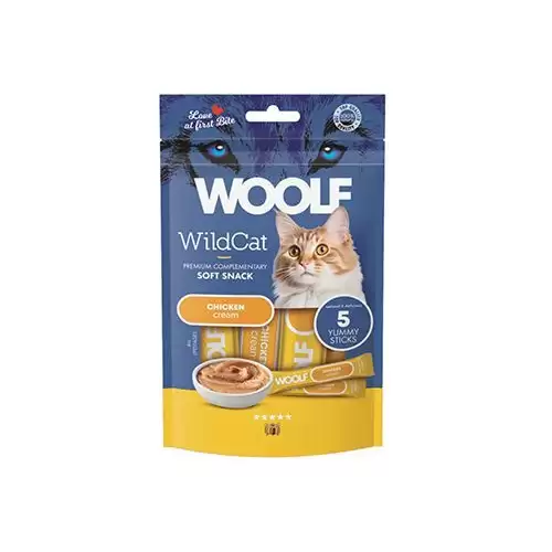 WOOLF WildCat Cream Regular Chicken 5x14g