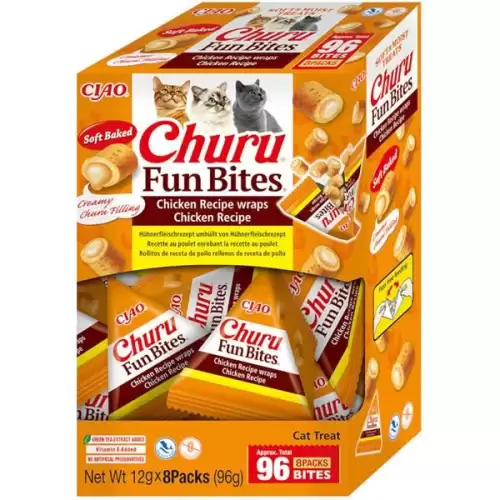  Inaba Churu Fun Bites cat snack kuře 96 g