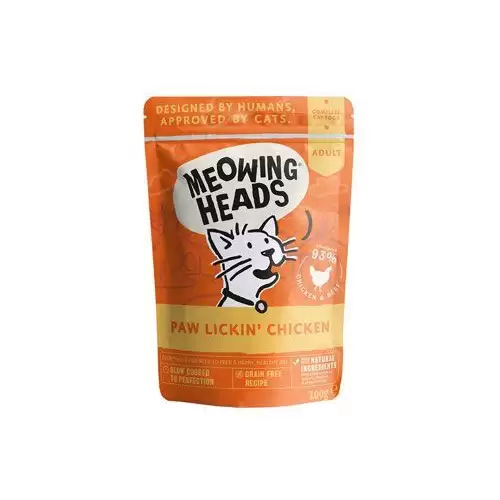 MEOWING HEADS Paw Lickin’ Chicken kapsa 100g