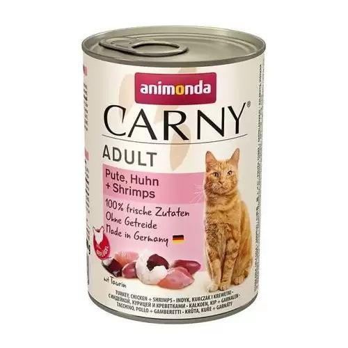 ANIMONDA konzerva CARNY Adult - krůta, kuře+ráčci 400g