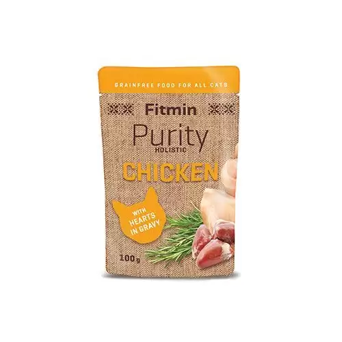 Fitmin Purity cat kapsa Kuřecí se srdíčky 100g