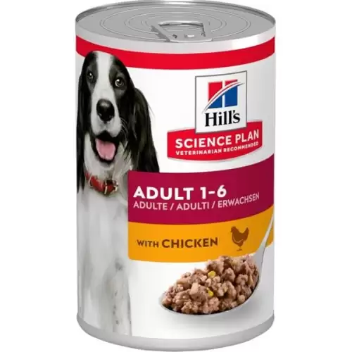  Hill's Science Plan Canine Adult Chicken konzerva 370 g