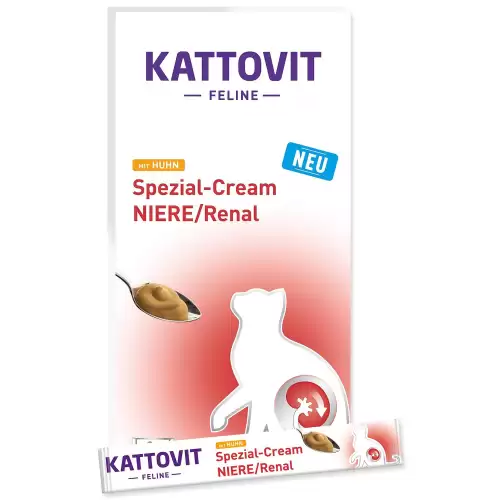 Krém Kattovit LOW PROTEIN kuře 6x15g
