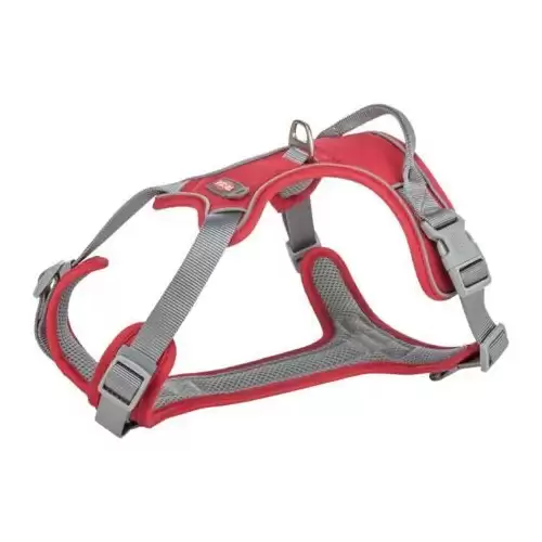 Postroj PREMIUM ACTIVE, červená M: 49-69 cm/ 20 mm