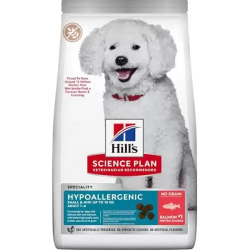  Hill's Science Plan Canine Adult Hypoallergenic Small & Mini Salmon 1,5 kg