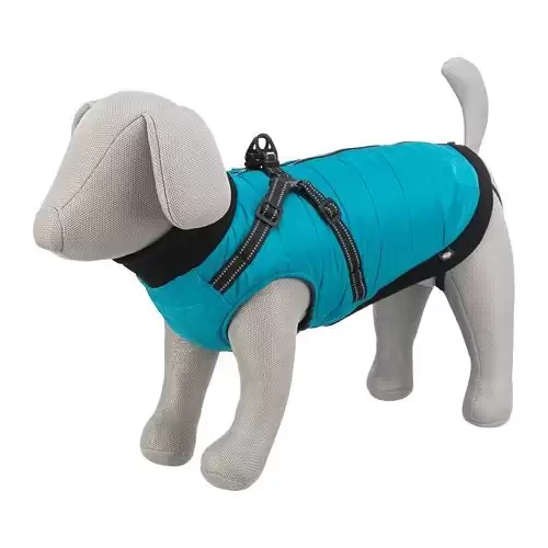 Obleček PONTIS - vesta s postrojem, tyrkysová XXS: 24cm, hruď: 40-44cm, krk: 30cm