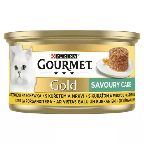 Gourmet Gold Savoury Cake s kuřetem a mrkví 85g