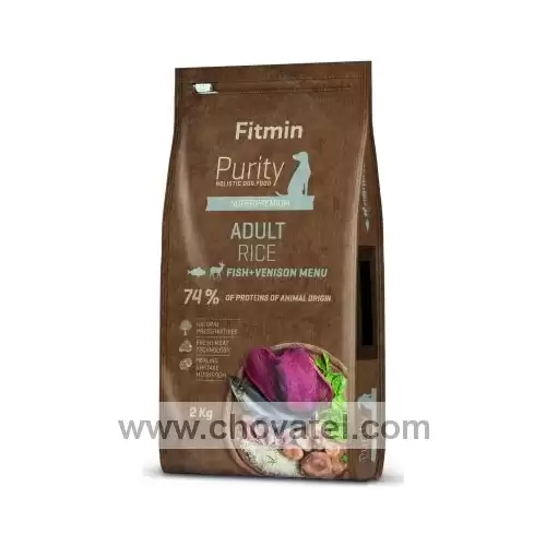 Fitmin dog Purity Rice Adult Fish & Venison 2kg